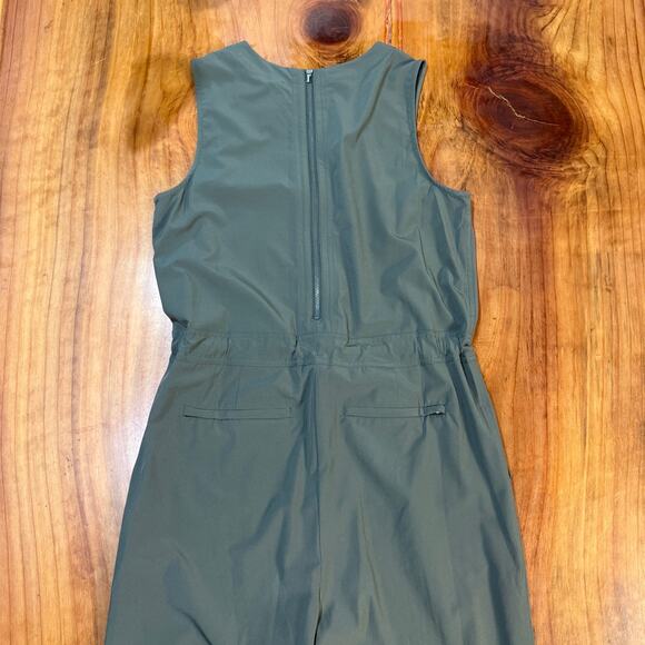 Athleta Brooklyn Jumpsuit Women's S Athletic Wide Polyester Career Business R11 - Picture 7 of 8